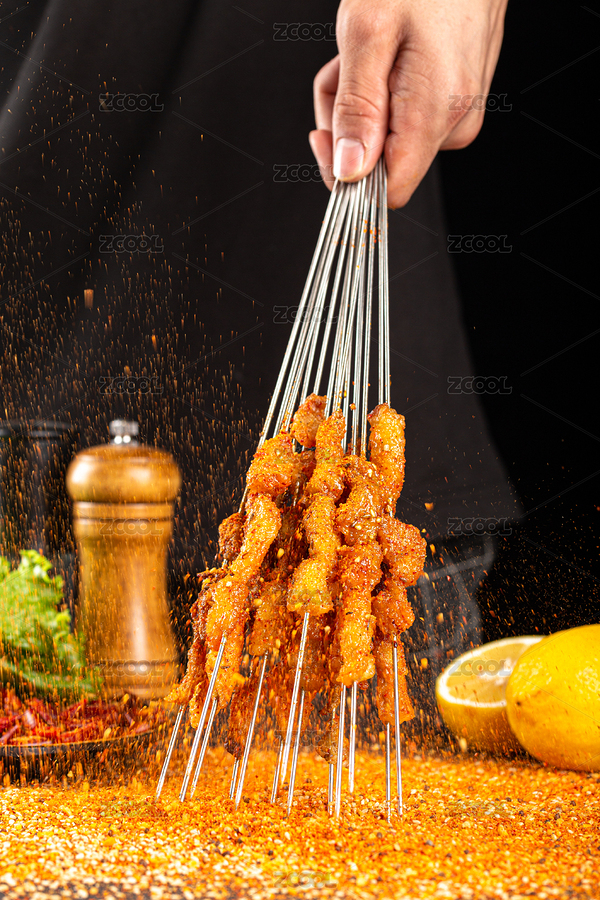 烤胸口肉串（主預覽-4709356） - 未分類 - 站酷設(shè)計師渡清美食攝影原創(chuàng)素材 - 站酷ZCOOL