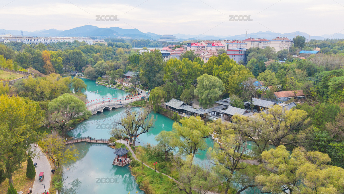 中國青州范公亭公園古典園林的秋天風(fēng)光航拍（主預(yù)覽-3006893） - 未分類 - 站酷設(shè)計師北國小饅頭原創(chuàng)素材 - 站酷ZCOOL