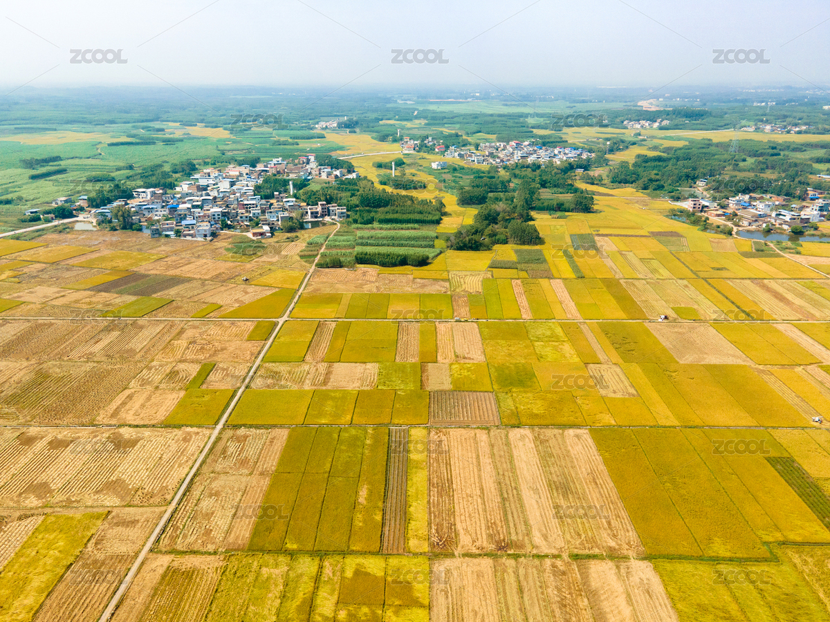 航拍宾阳县和吉镇惠良村秋天的稻田和村庄（主预览-7086377） - 未分类 - 站酷设计师zhane_luk原创素材 - 站酷ZCOOL