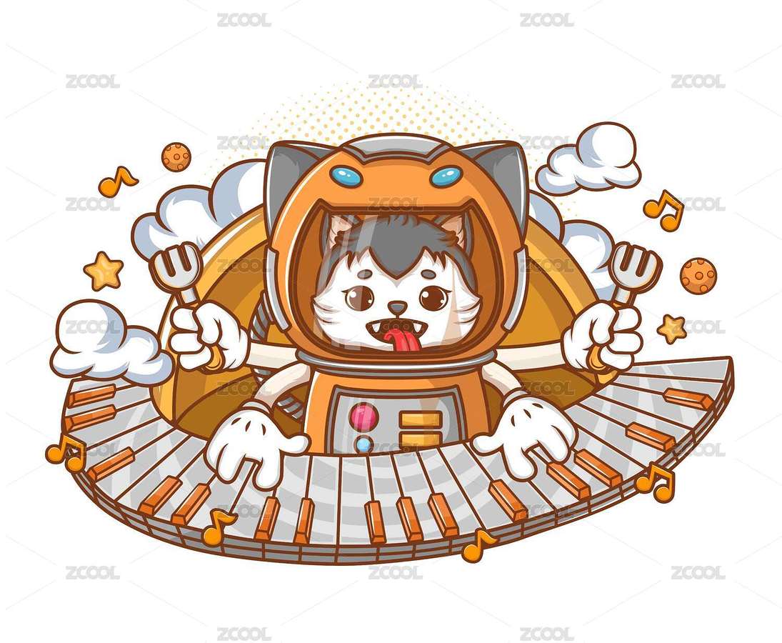 身穿宇航服的哈士奇在彈琴（主預(yù)覽-8791222） - 未分類 - 站酷設(shè)計師sukikik原創(chuàng)素材 - 站酷ZCOOL