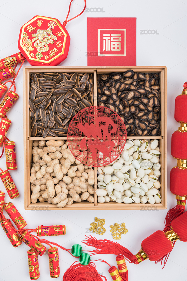 新年紅色喜慶年貨干果果盤(pán)（主預(yù)覽-7980334） - 未分類(lèi) - 站酷設(shè)計(jì)師今天喝咖啡了嗎原創(chuàng)素材 - 站酷ZCOOL