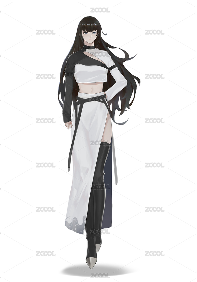 二次元游戲女性人物全身立繪（主預(yù)覽-8740306） - 未分類 - 站酷設(shè)計(jì)師類星Ti原創(chuàng)素材 - 站酷ZCOOL