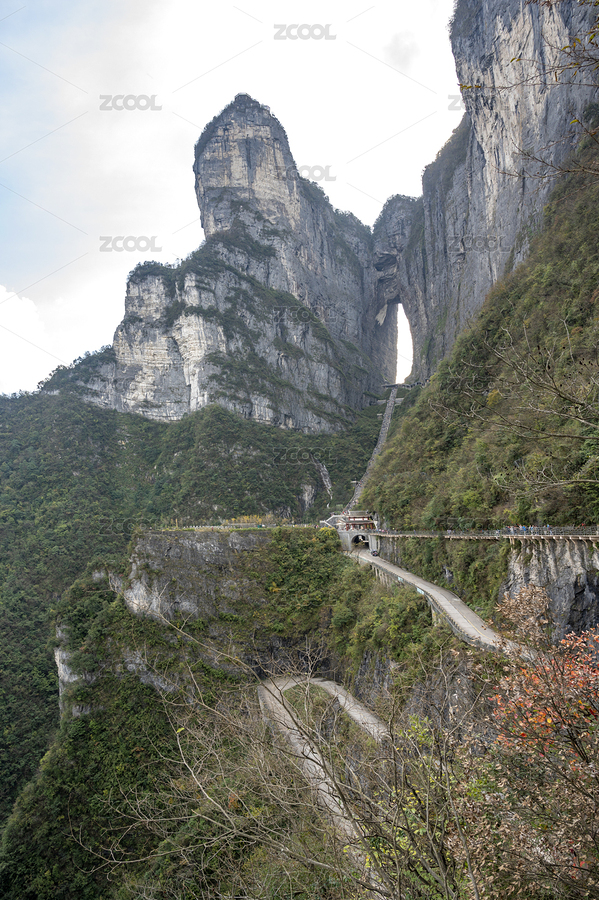 天門(mén)山天門(mén)洞全景（主預(yù)覽-4540740） - 未分類 - 站酷設(shè)計(jì)師收件人不詳原創(chuàng)素材 - 站酷ZCOOL