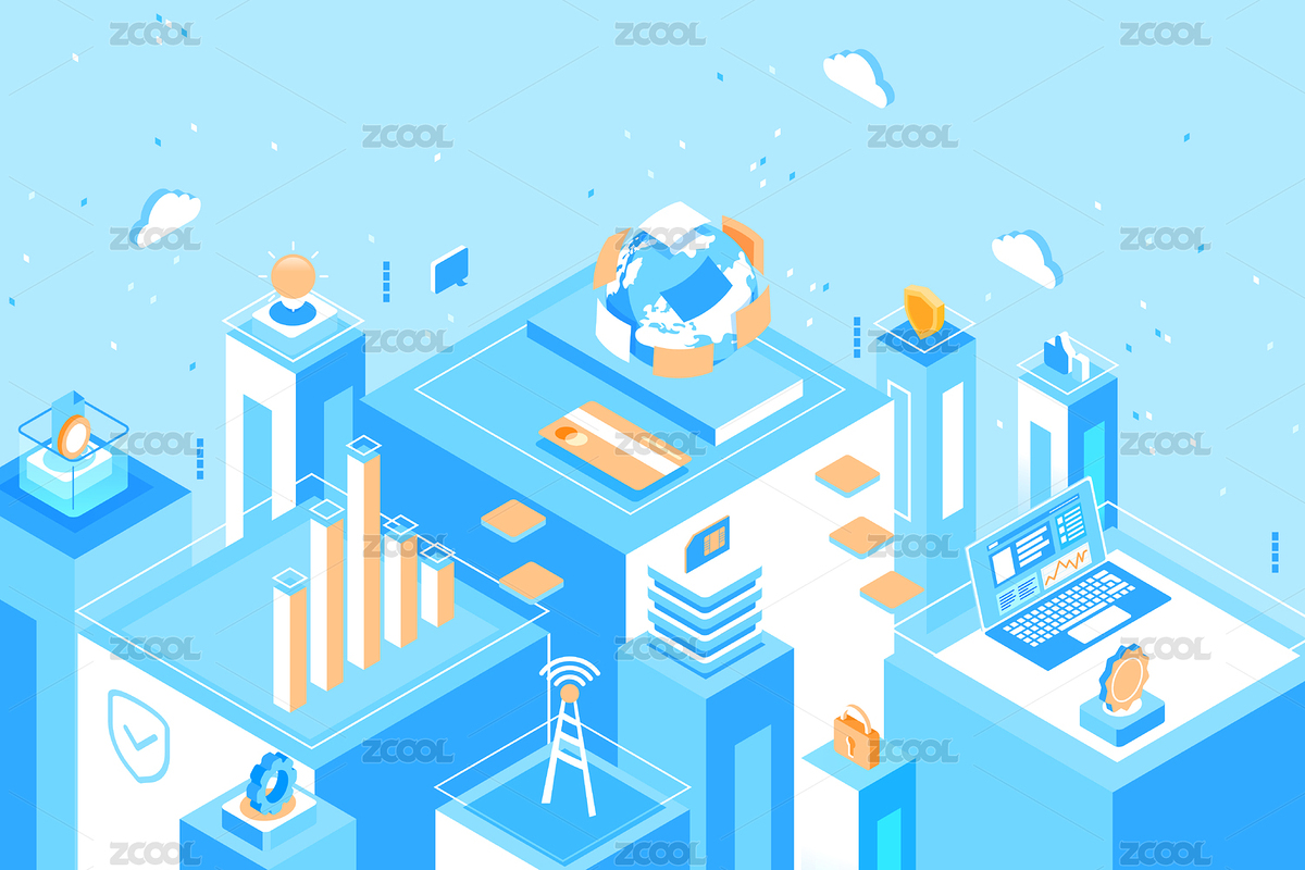 2.5d等距商务金融全球经济矢量插画（主预览-3740074） - 未分类 - 站酷设计师keeein原创素材 - 站酷ZCOOL