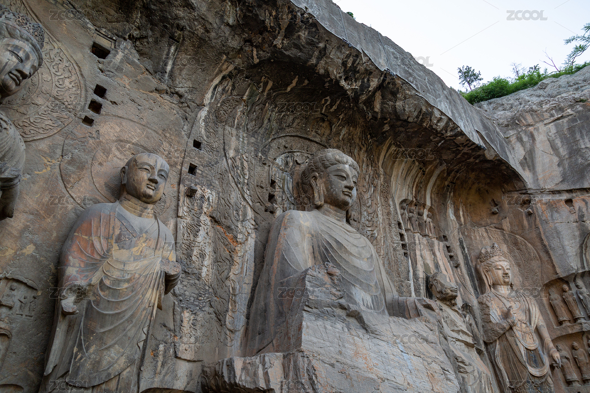 洛陽龍門石窟盧舍那大佛（主預(yù)覽-2073216） - 未分類 - 站酷設(shè)計師C叔的視界原創(chuàng)素材 - 站酷ZCOOL