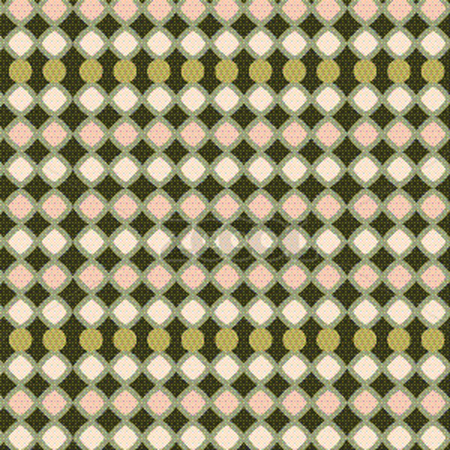 深绿色与粉色圆点菱形无缝图案（主预览-9664333） - 未分类 - 站酷设计师芃芃野生设计师原创素材 - 站酷ZCOOL