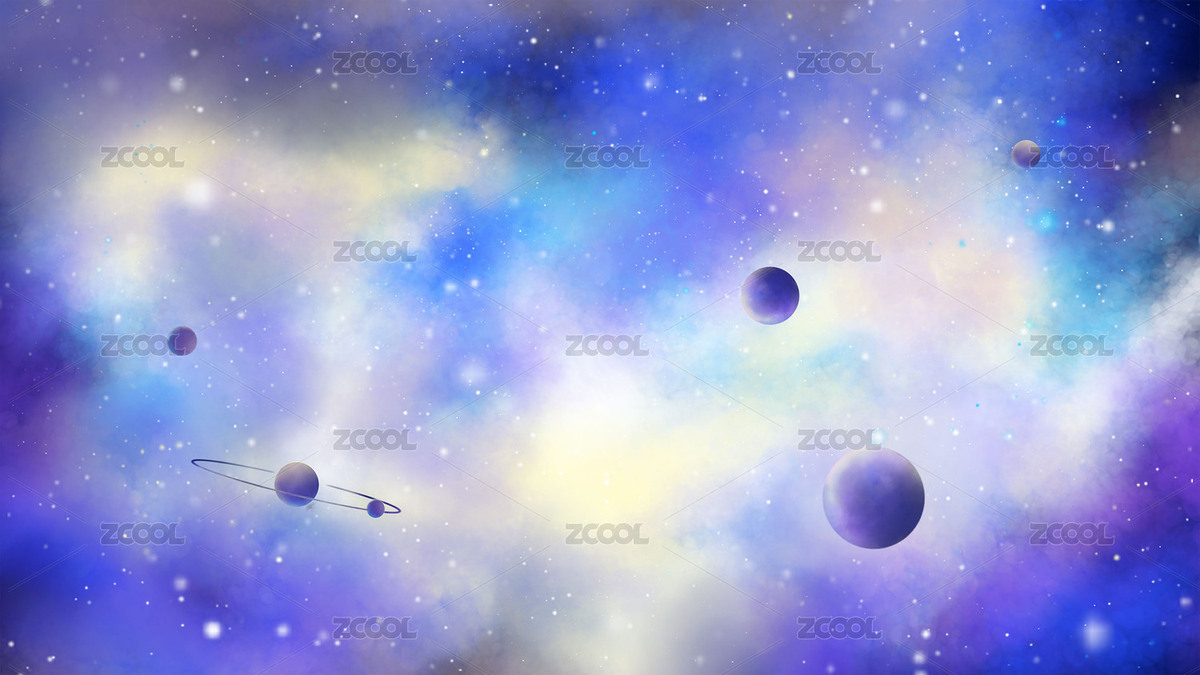 宇宙中的星體，星云，炫彩科幻星空插畫（主預(yù)覽-4211417） - 未分類 - 站酷設(shè)計(jì)師人間人間1原創(chuàng)素材 - 站酷ZCOOL