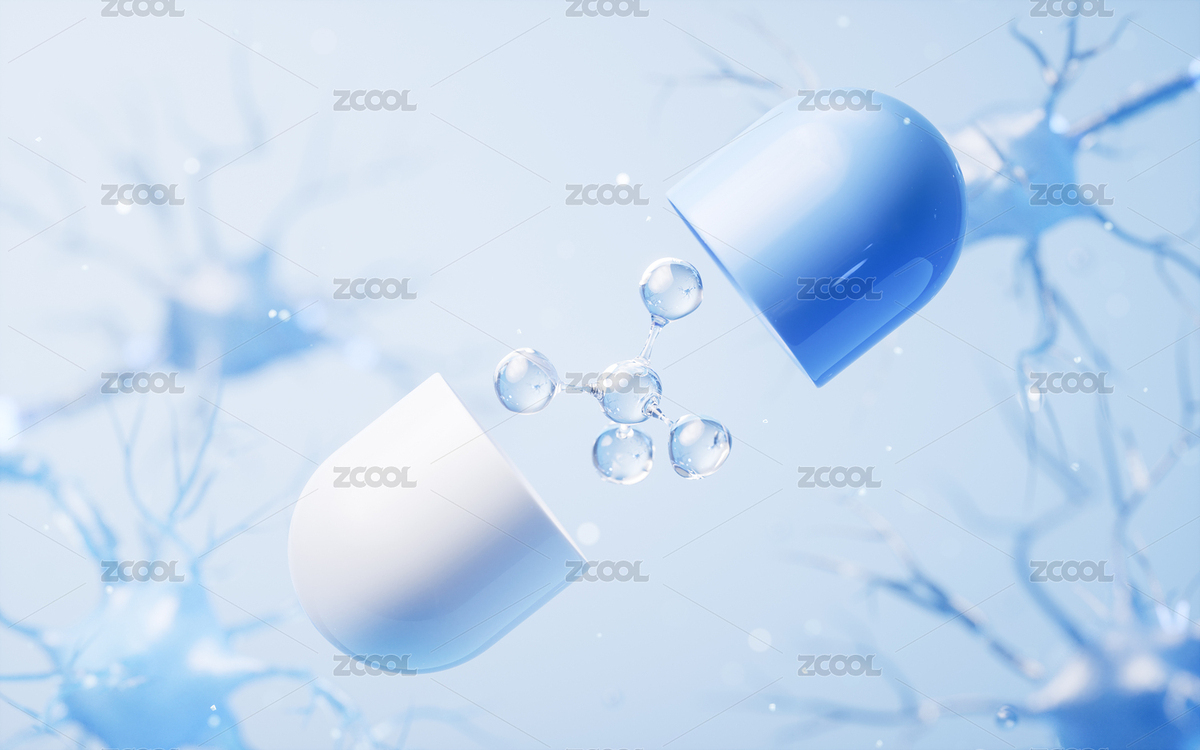 药物和神经细胞背景三维渲染（主预览-7845713） - 未分类 - 站酷设计师VinkFan原创素材 - 站酷ZCOOL