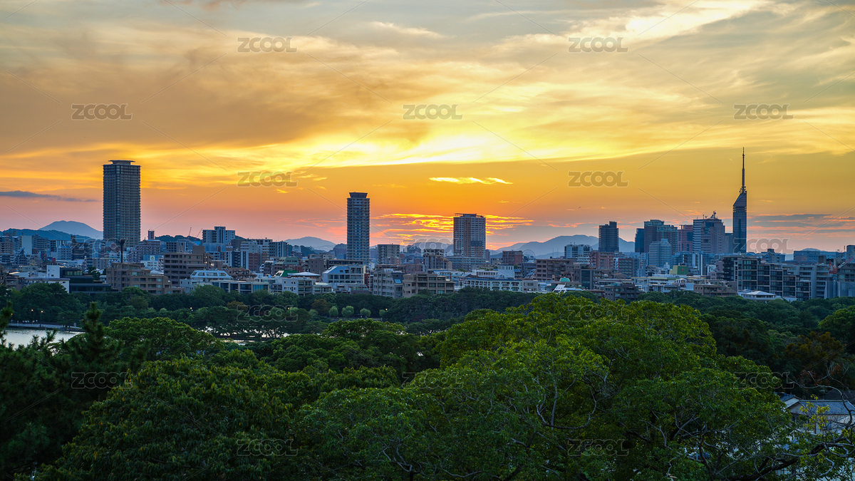 日本福岡市天際線黃昏（主預(yù)覽-11596117） - 未分類 - 站酷設(shè)計師Kain_Tsai原創(chuàng)素材 - 站酷ZCOOL