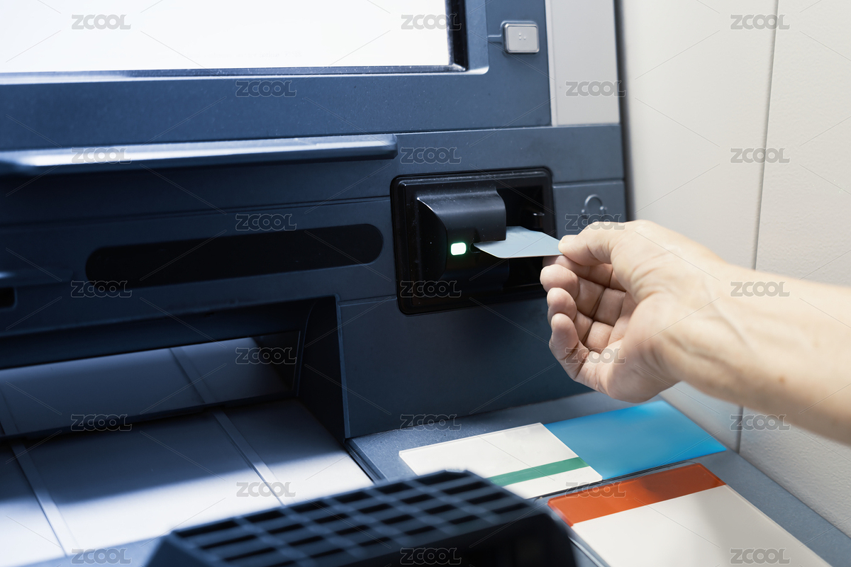 将卡插入ATM机进行安全交易（主预览-9652129） - 未分类 - 站酷设计师feichangbaoquan原创素材 - 站酷ZCOOL