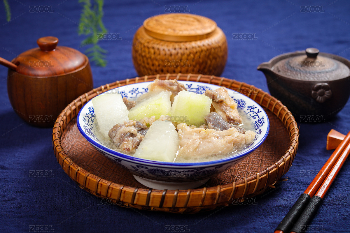 滋補美味湯菜美食冬瓜骨頭湯（主預(yù)覽-8667615） - 未分類 - 站酷設(shè)計師曇華碎影原創(chuàng)素材 - 站酷ZCOOL