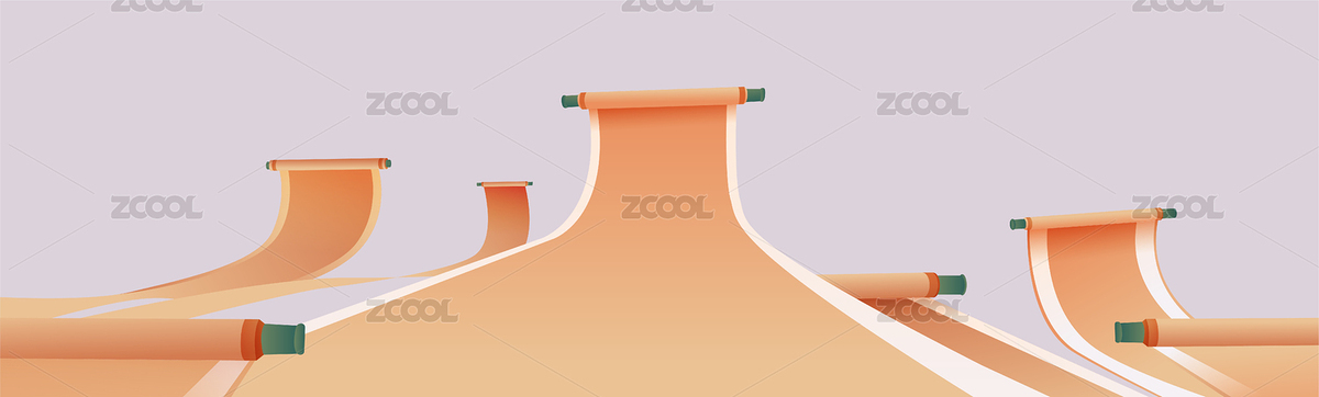 展開的卷軸（主預覽-1923323） - 未分類 - 站酷設計師我家的貓原創(chuàng)素材 - 站酷ZCOOL