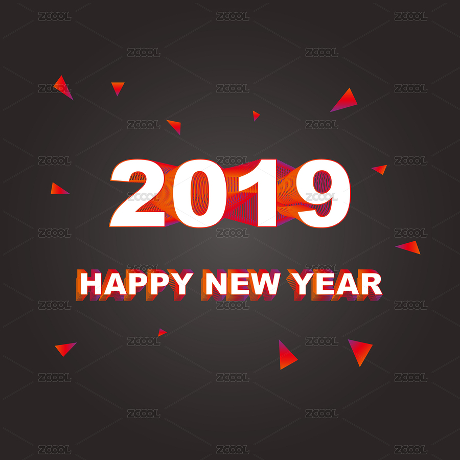 2019新年線條藝術(shù)字矢量元素（主預(yù)覽-5102630） - 未分類 - 站酷設(shè)計(jì)師keycase原創(chuàng)素材 - 站酷ZCOOL