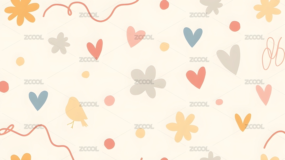 温柔的粉色蓝色图案（主预览-9172658） - 未分类 - 站酷设计师极速高清素材原创素材 - 站酷ZCOOL