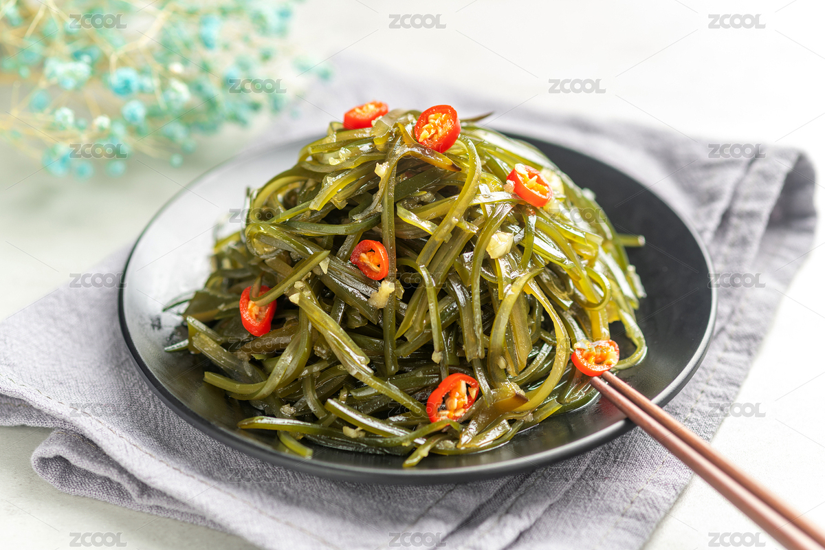 一盤拌海帶絲特寫（主預覽-8885221） - 未分類 - 站酷設計師金翅大鵬原創(chuàng)素材 - 站酷ZCOOL