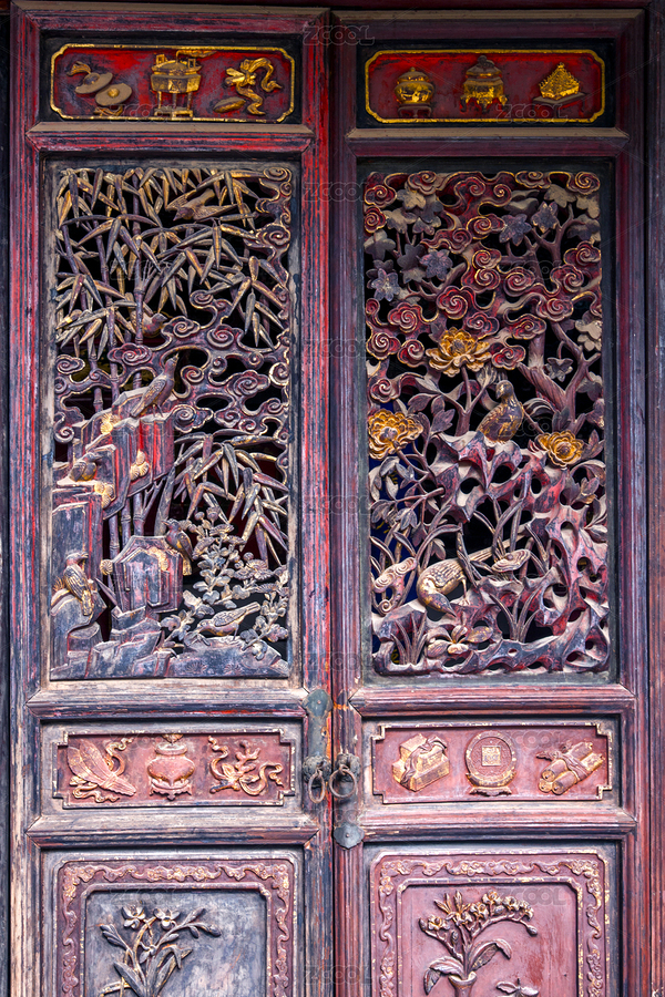 云南紅河州建水文廟大成殿22扇雕花隔扇門(mén)（主預(yù)覽-7012013） - 未分類(lèi) - 站酷設(shè)計(jì)師小聊紳士原創(chuàng)素材 - 站酷ZCOOL