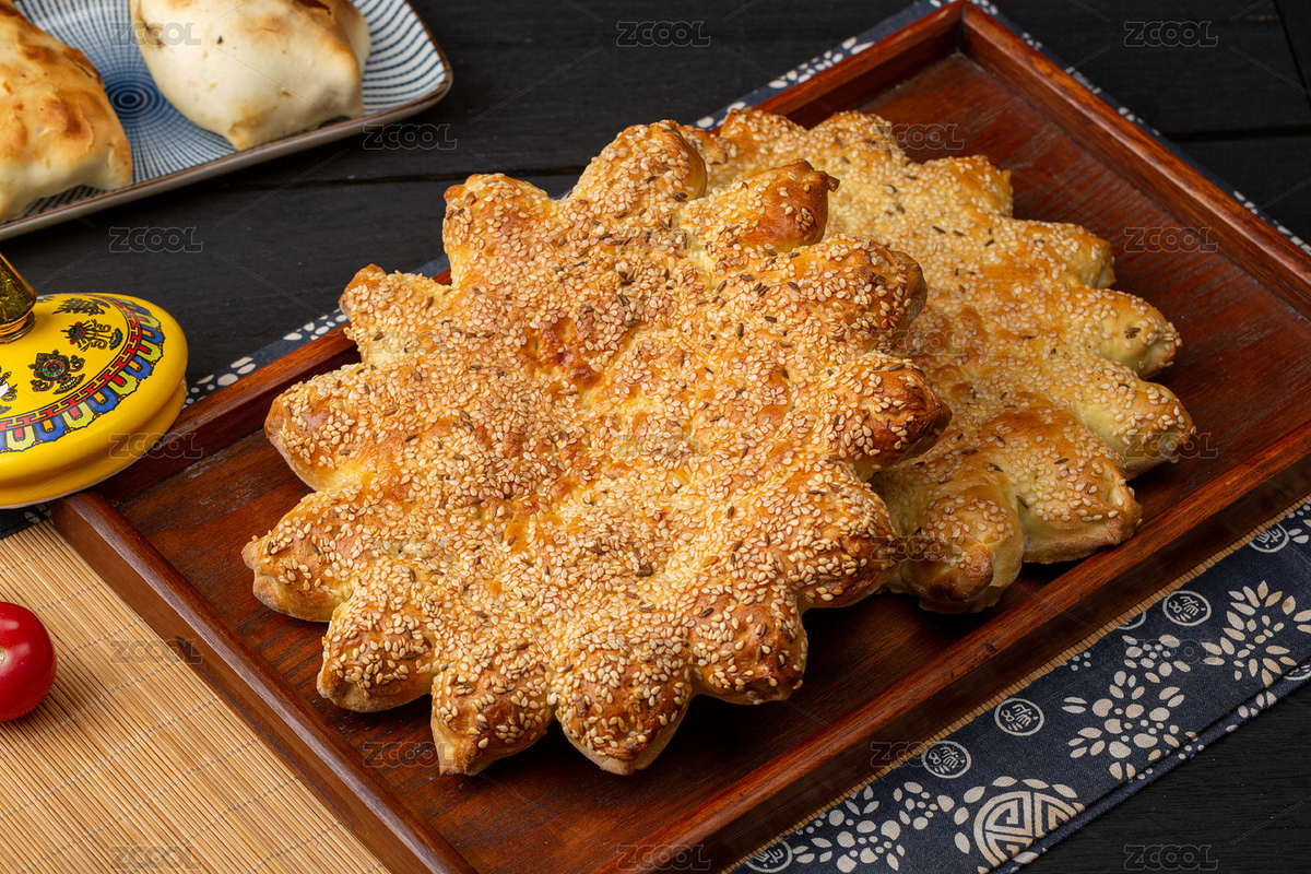 中國新疆馕餅（主預覽-8372860） - 未分類 - 站酷設計師lilyhello原創(chuàng)素材 - 站酷ZCOOL