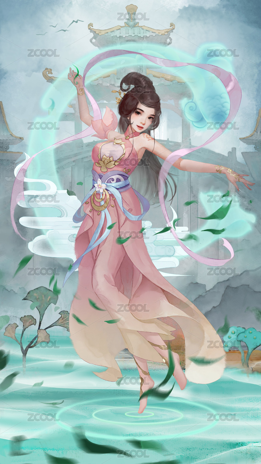 板绘少女游戏动漫人物插画美宣立绘二次元