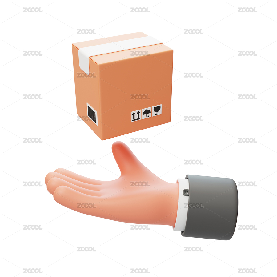 上门送货快递物流包裹运输箱子3D（主预览-3606727） - 未分类 - 站酷设计师Miruis原创素材 - 站酷ZCOOL