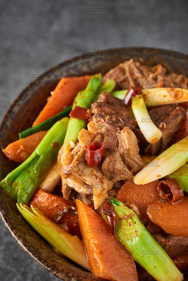 滋補(bǔ)養(yǎng)生的青蒜胡蘿卜燒羊肉（主預(yù)覽-3506597） - 未分類 - 站酷設(shè)計(jì)師蔚藍(lán)的白日夢原創(chuàng)素材 - 站酷ZCOOL