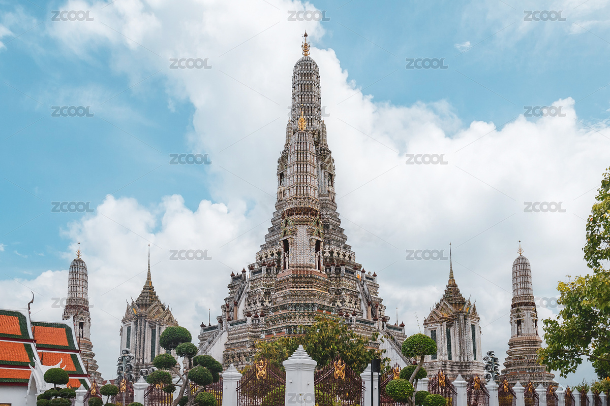 泰國曼谷鄭王廟城市天際線風光（主預覽-9029869） - 未分類 - 站酷設計師陳小羊Timeline原創(chuàng)素材 - 站酷ZCOOL