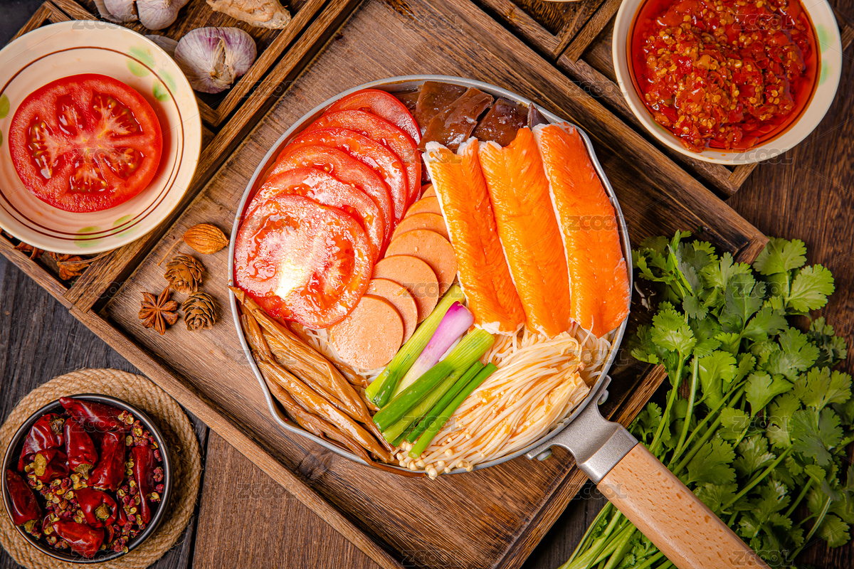 番茄火鍋蟹肉棒米線（主預覽-4692335） - 未分類 - 站酷設(shè)計師夢林小丑原創(chuàng)素材 - 站酷ZCOOL