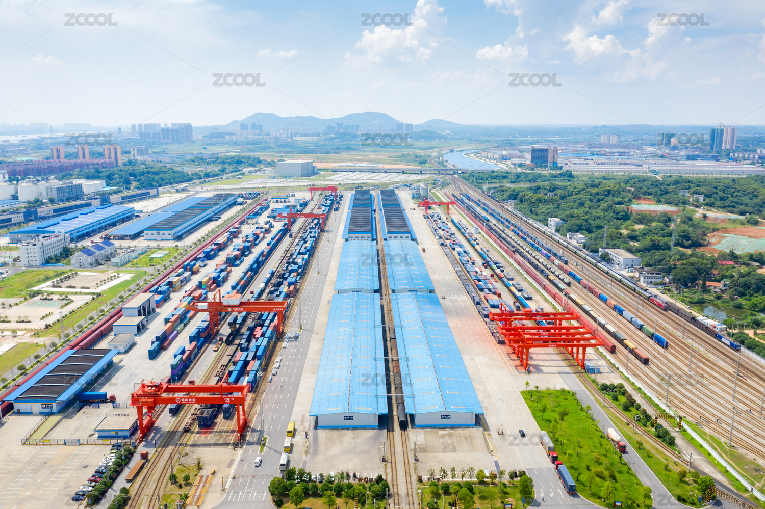 中国湖南省长沙市开福区长沙北站霞凝货场