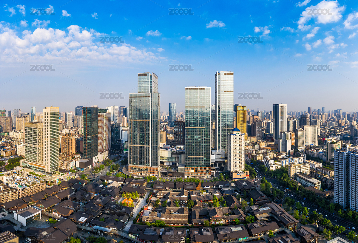 四川成都太古里商業(yè)區(qū)建筑航拍圖（主預(yù)覽-6202968） - 未分類 - 站酷設(shè)計師yuanbo83原創(chuàng)素材 - 站酷ZCOOL