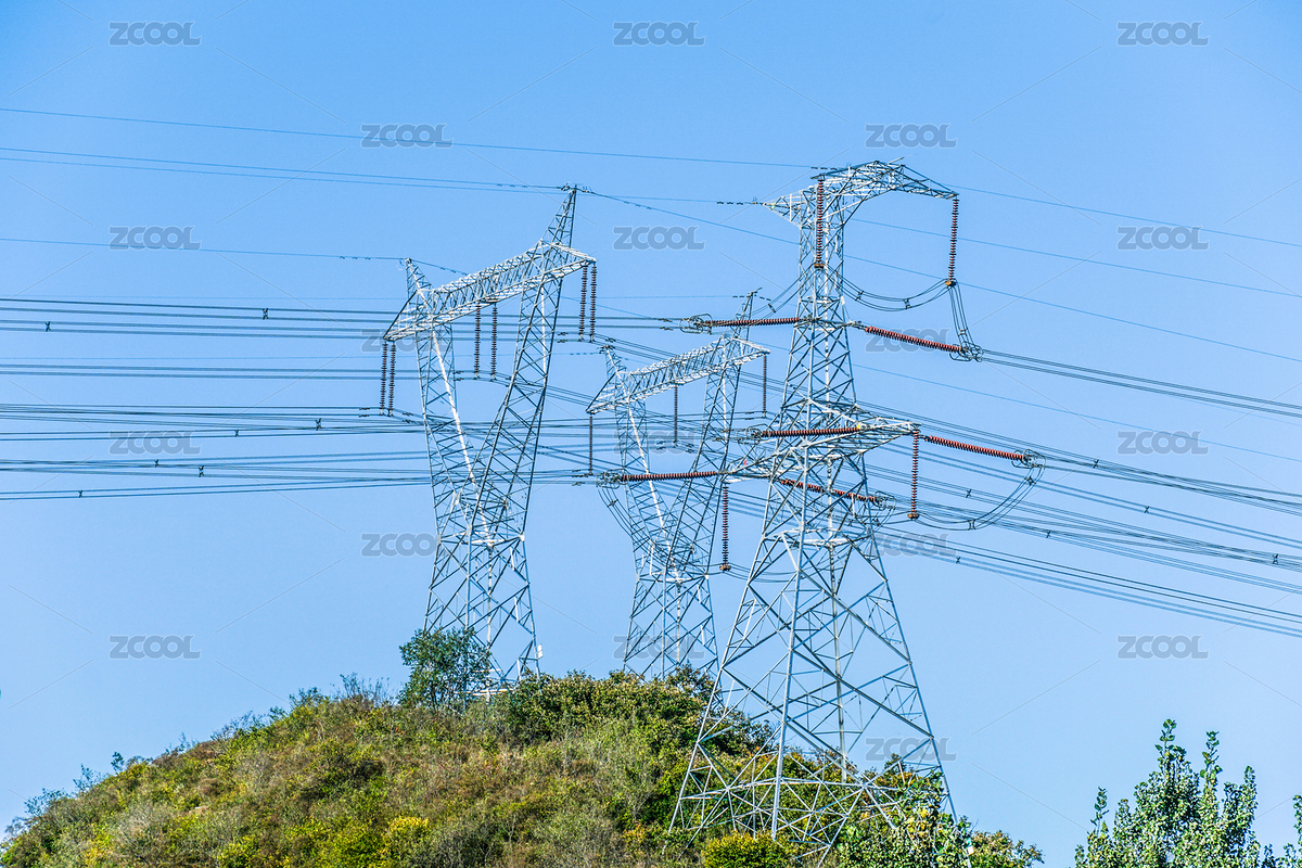 高電壓輸電線路鐵塔（主預(yù)覽-6653007） - 未分類 - 站酷設(shè)計(jì)師天涯色影原創(chuàng)素材 - 站酷ZCOOL