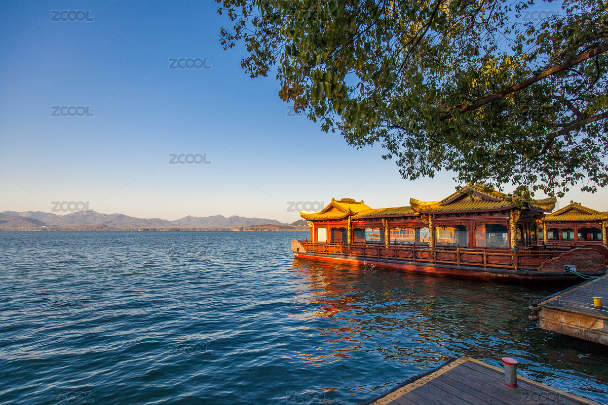 中國(guó)浙江杭州西湖游船（主預(yù)覽-7305560） - 未分類(lèi) - 站酷設(shè)計(jì)師茄子小兩口原創(chuàng)素材 - 站酷ZCOOL