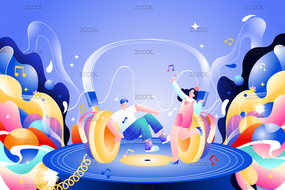 电商娱乐矢量插画（主预览-1148235） - 未分类 - 站酷设计师keeein原创素材 - 站酷ZCOOL