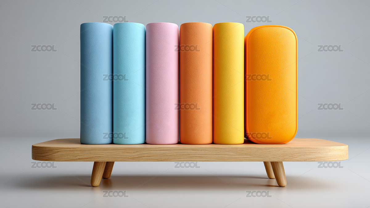 簡約現(xiàn)代設(shè)計的彩色圓柱體（主預(yù)覽-11703992） - 未分類 - 站酷設(shè)計師創(chuàng)意引擎CE原創(chuàng)素材 - 站酷ZCOOL