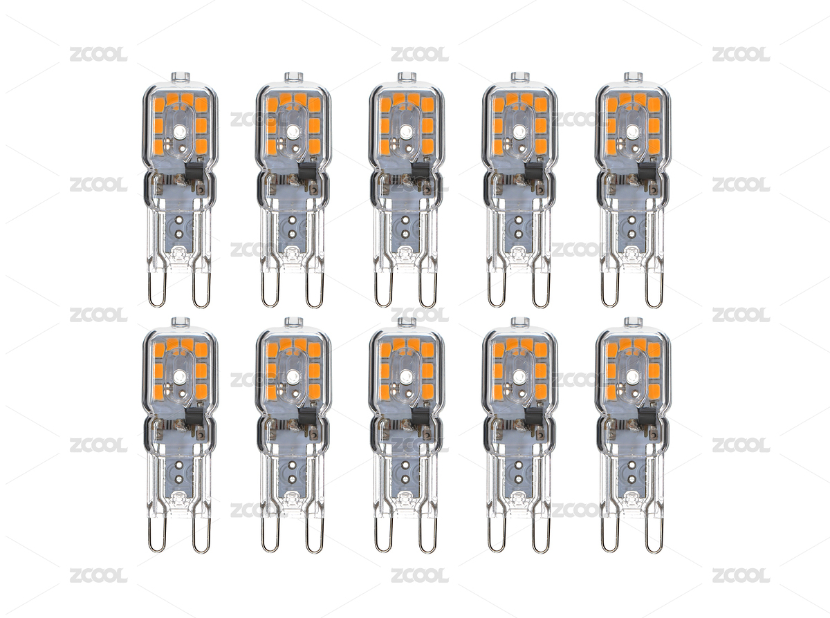一組帶有PC透明罩的G9插腳LED燈泡（主預覽-1289903） - 未分類 - 站酷設計師羊圈有青草原創(chuàng)素材 - 站酷ZCOOL