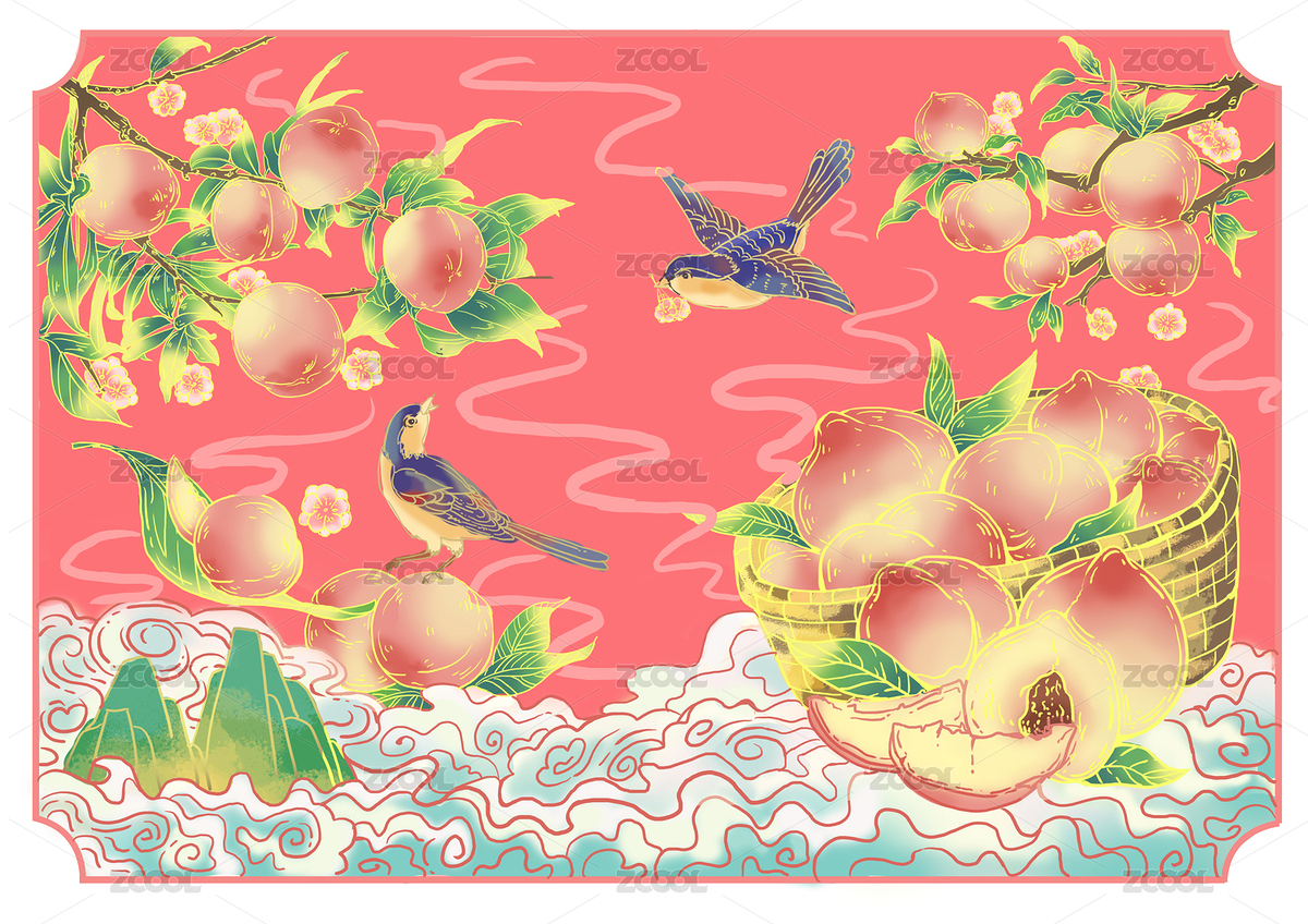 水蜜桃包装封面（主预览-7122565） - 未分类 - 站酷设计师覃pipi原创素材 - 站酷ZCOOL