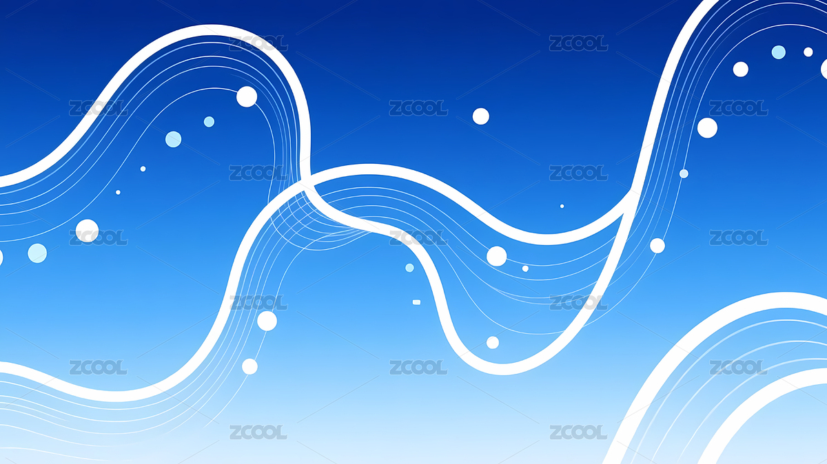 白色波浪線小圓點流動（主預覽-10410461） - 未分類 - 站酷設計師燃影館原創(chuàng)素材 - 站酷ZCOOL