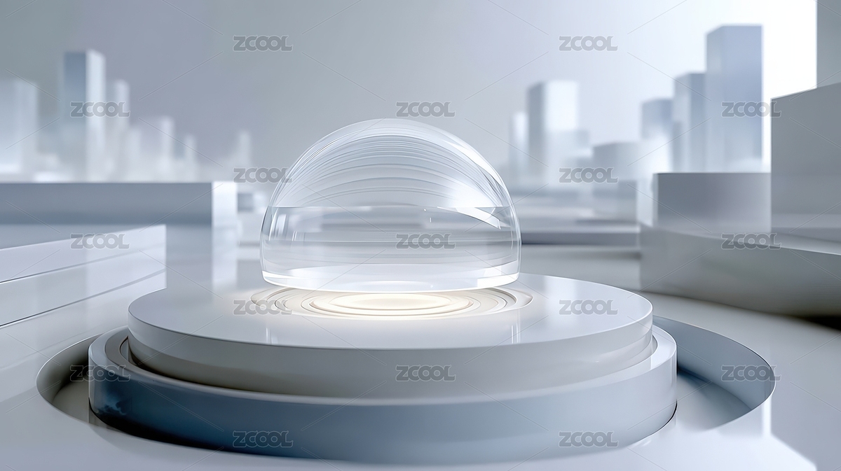 未來感透明半球體展示裝置（主預覽-12457495） - 未分類 - 站酷設計師Rimage原創(chuàng)素材 - 站酷ZCOOL