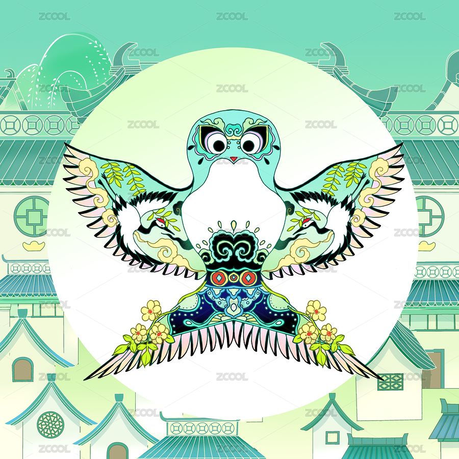 國潮紙鳶（主預覽-5755519） - 未分類 - 站酷設計師燈燈登原創(chuàng)素材 - 站酷ZCOOL