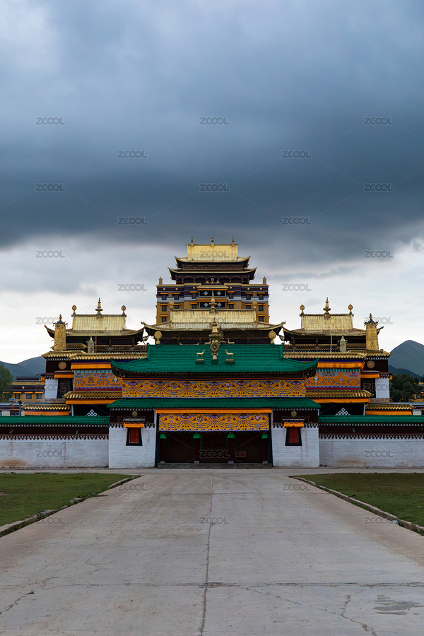 四川阿壩各莫寺輝煌高大的藏傳佛教建筑（主預覽-9453520） - 未分類 - 站酷設計師pseudo_djq原創(chuàng)素材 - 站酷ZCOOL