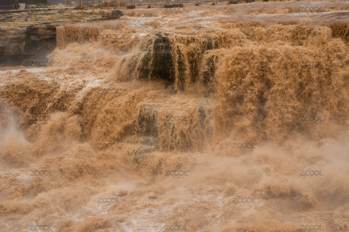 黃河壺口瀑布景區(qū)奔騰的水流（主預覽-5266739） - 未分類 - 站酷設計師An_hong原創(chuàng)素材 - 站酷ZCOOL