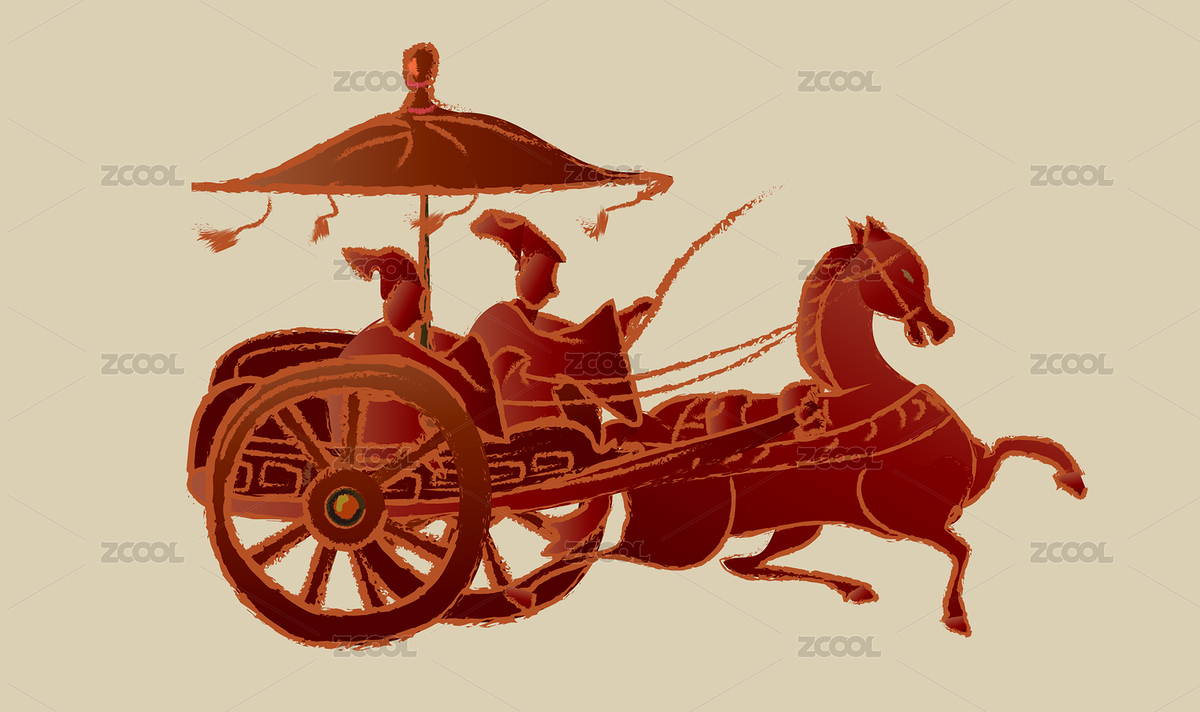 中國(guó)古代戰(zhàn)國(guó)時(shí)期的馬車圖片（主預(yù)覽-4544697） - 未分類 - 站酷設(shè)計(jì)師無(wú)邊苦海原創(chuàng)素材 - 站酷ZCOOL