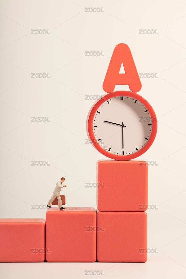 微縮創(chuàng)意9點30跑步入場的A股投資者（主預覽-8435928） - 未分類 - 站酷設計師黑白湊原創(chuàng)素材 - 站酷ZCOOL