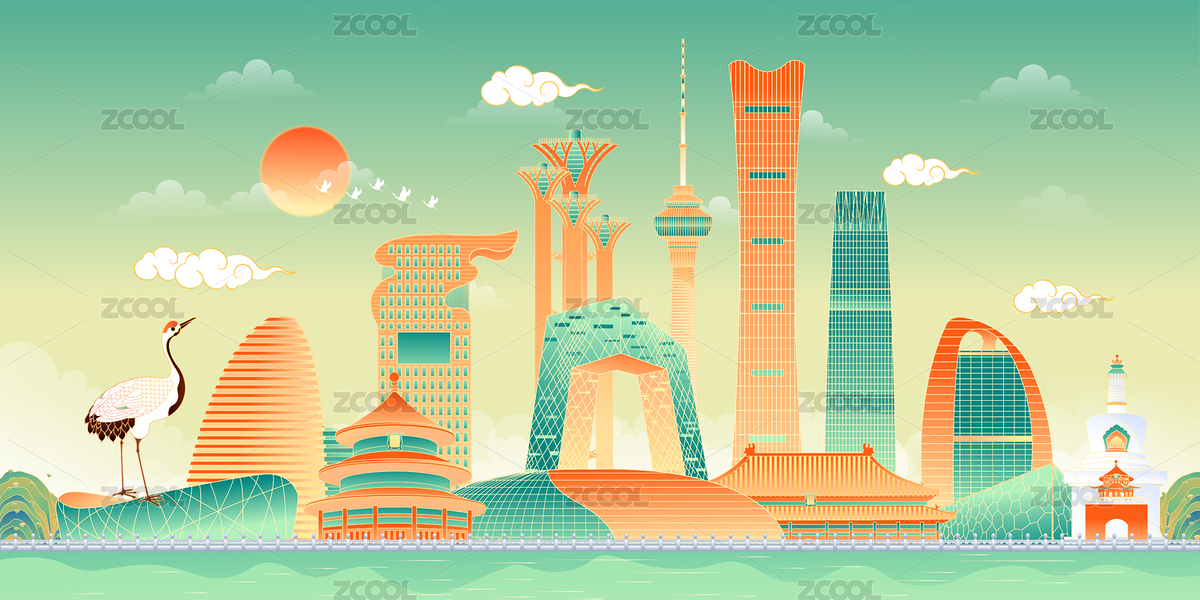 北京著名景點(diǎn)地標(biāo)建筑矢量插畫(huà)（主預(yù)覽-6576247） - 未分類(lèi) - 站酷設(shè)計(jì)師晚風(fēng)在畫(huà)畫(huà)原創(chuàng)素材 - 站酷ZCOOL