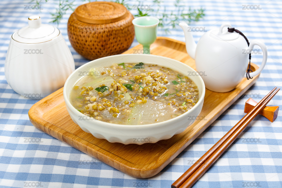 營養(yǎng)美味早餐粥品冬瓜綠豆粥（主預覽-8043782） - 未分類 - 站酷設計師曇華碎影原創(chuàng)素材 - 站酷ZCOOL