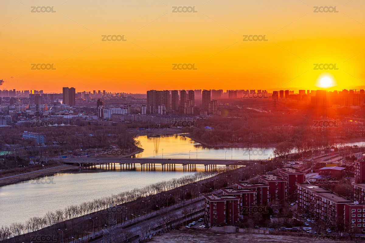 朝陽(yáng)映照下的溫榆河，北京市通州區(qū)（主預(yù)覽-9335398） - 未分類 - 站酷設(shè)計(jì)師孟杰azi原創(chuàng)素材 - 站酷ZCOOL