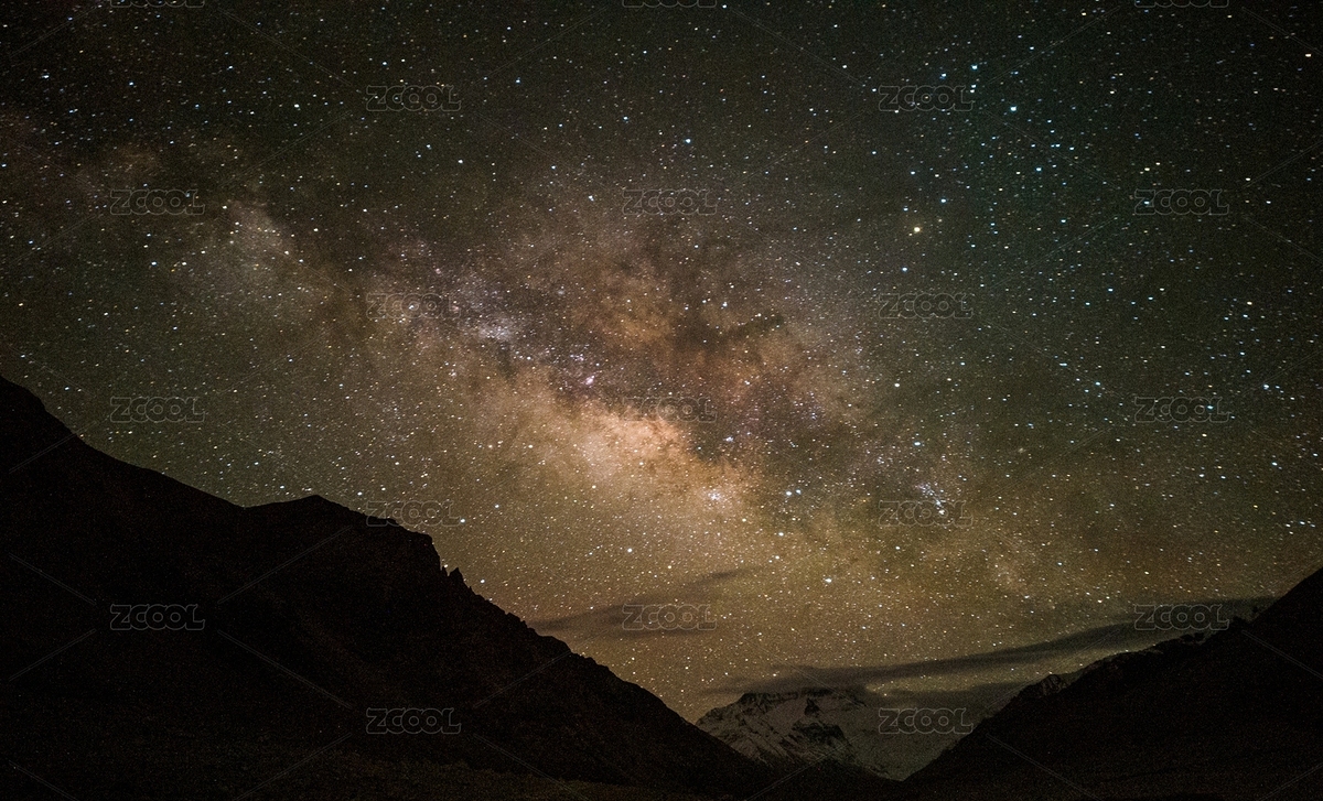 珠峰大本营的银河（主预览-6666643） - 未分类 - 站酷设计师Mel_Mao原创素材 - 站酷ZCOOL