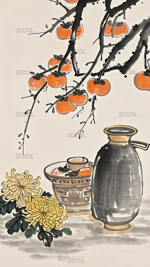 二十四节气之霜降（主预览-8251189） - 未分类 - 站酷设计师tan阿饼原创素材 - 站酷ZCOOL