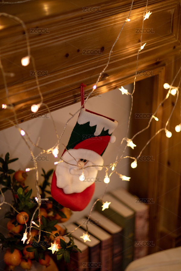 掛在壁爐上的圣誕襪特寫（主預覽-7354020） - 未分類 - 站酷設(shè)計師今天喝咖啡了嗎原創(chuàng)素材 - 站酷ZCOOL
