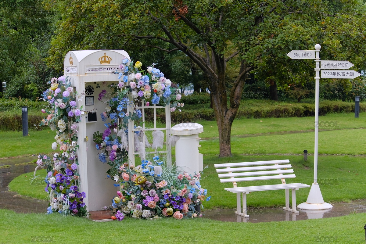 公園中的電話亭（主預覽-4791879） - 未分類 - 站酷設計師wubicheng原創(chuàng)素材 - 站酷ZCOOL