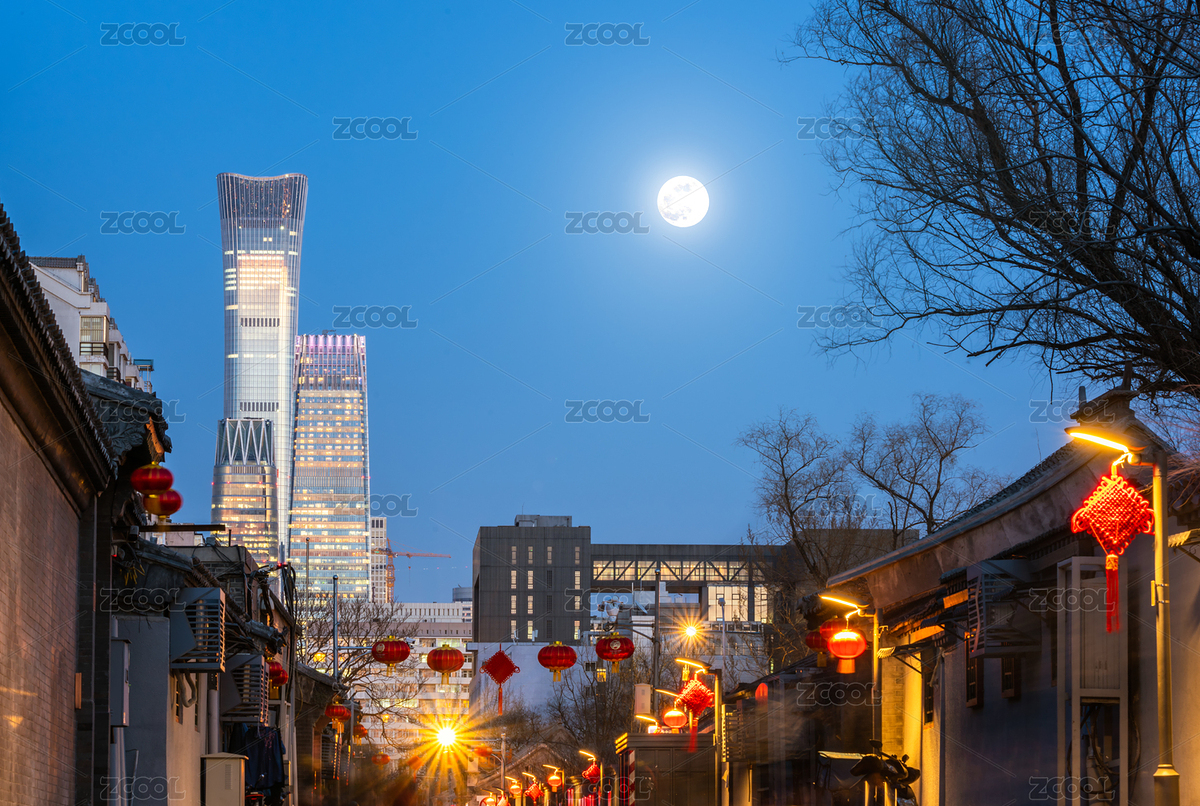中国北京东城区西总布胡同和CBD现代建筑（主预览-7394874） - 未分类 - 站酷设计师yuanbo83原创素材 - 站酷ZCOOL