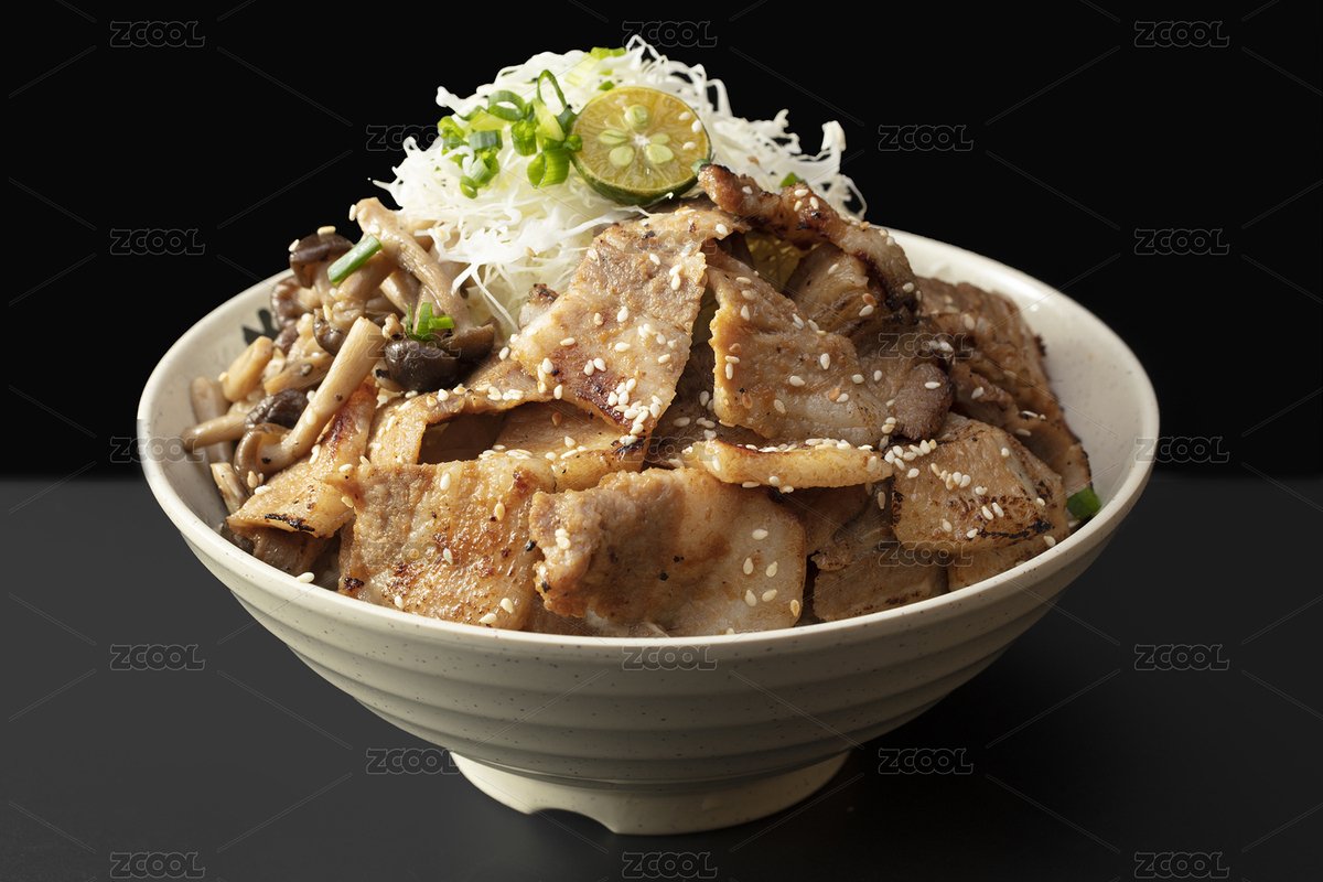 日式碗里的日本料理香煎五花肉配茶樹菇套餐（主預(yù)覽-7600276） - 未分類 - 站酷設(shè)計師紅狐貍攝影工作室原創(chuàng)素材 - 站酷ZCOOL